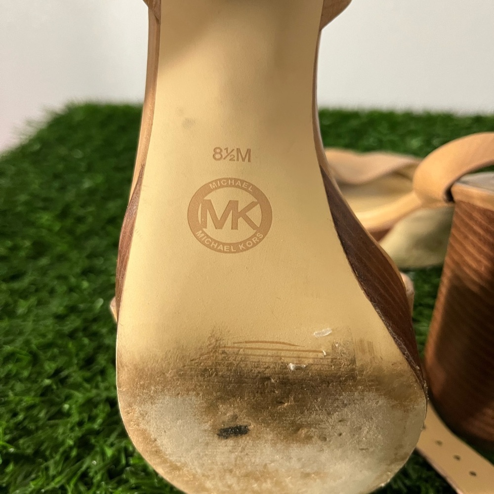Michael Kors Tan Platform Heels - Picture 4 of 5